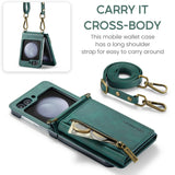 Galaxy Z Flip 6 Zipper Card Lanyard Case