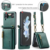 Galaxy Z Flip 5 Zipper Card Lanyard Case