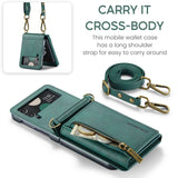 Galaxy Z Flip 5 Zipper Card Lanyard Case