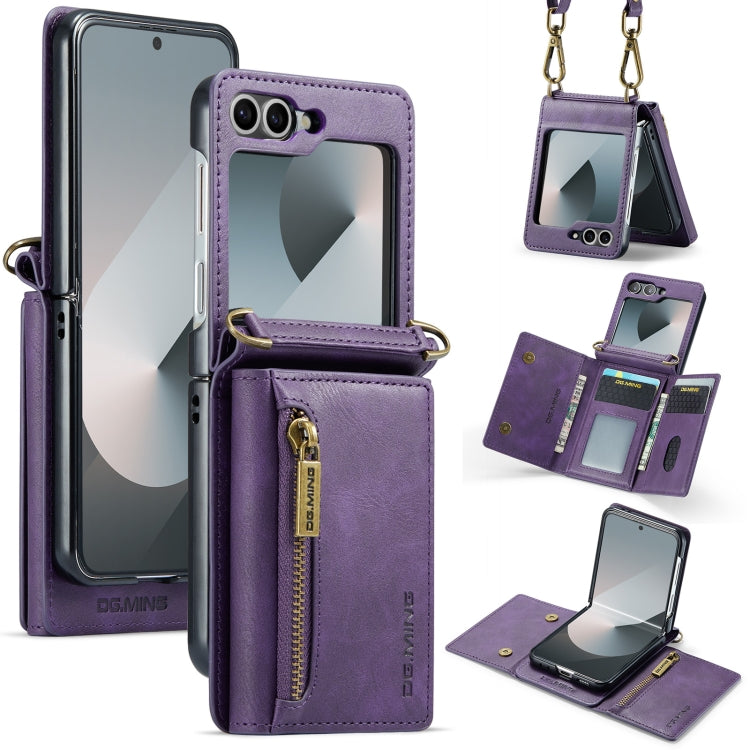 Galaxy Z Flip 6 Zipper Card Lanyard Case