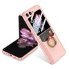 Ultra-Thin Leather Case with Card Slots & Ring Holder
