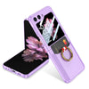Ultra-Thin Leather Case with Card Slots & Ring Holder