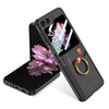 Ultra-Thin Leather Case with Card Slots & Ring Holder