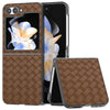 Black Frame Woven Texture Case