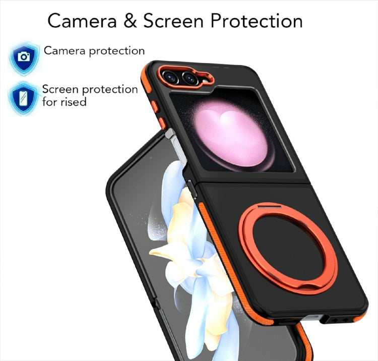 Galaxy Z Flip 6 Dual-Color 360 Holder Case