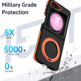 Galaxy Z Flip 6 Dual-Color 360 Holder Case