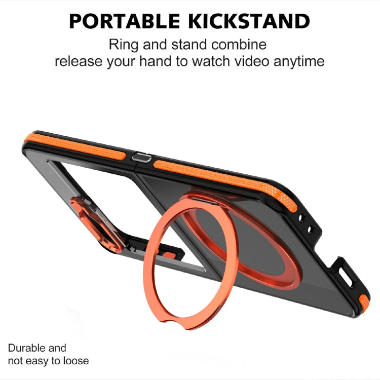 Galaxy Z Flip 6 Dual-Color 360 Holder Case