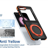 Galaxy Z Flip 8 Dual-Color 360 Holder Case