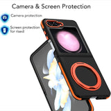 Galaxy Z Flip 8 Dual-Color 360 Holder Case