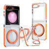 Dual-Color Clear Acrylic Case with 360° Holder
