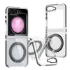 Dual-Color Clear Acrylic Case with 360° Holder