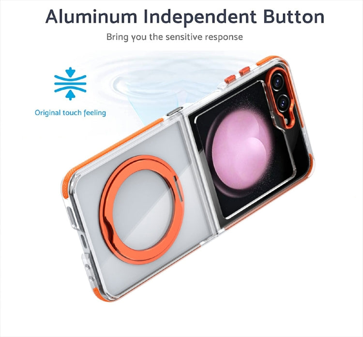 Galaxy Z Flip 5 Dual Acrylic 360 Holder Case