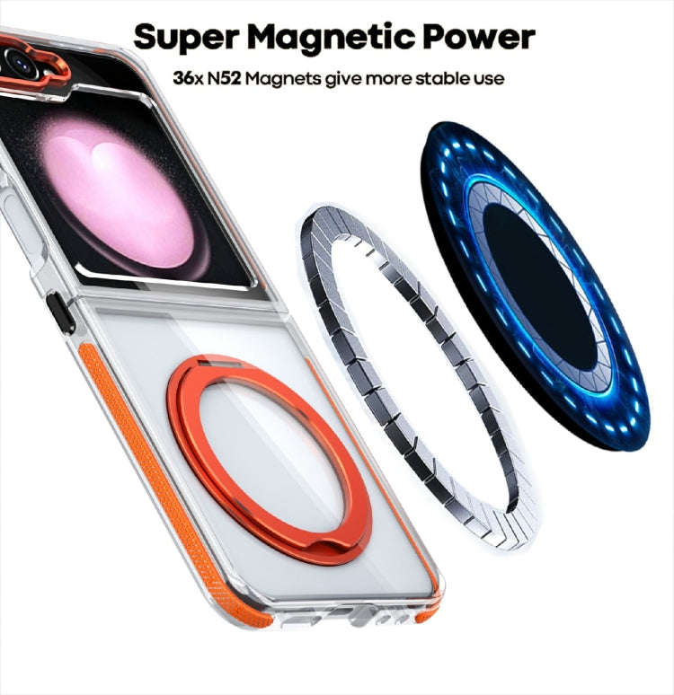 Galaxy Z Flip 5 Dual Acrylic 360 Holder Case