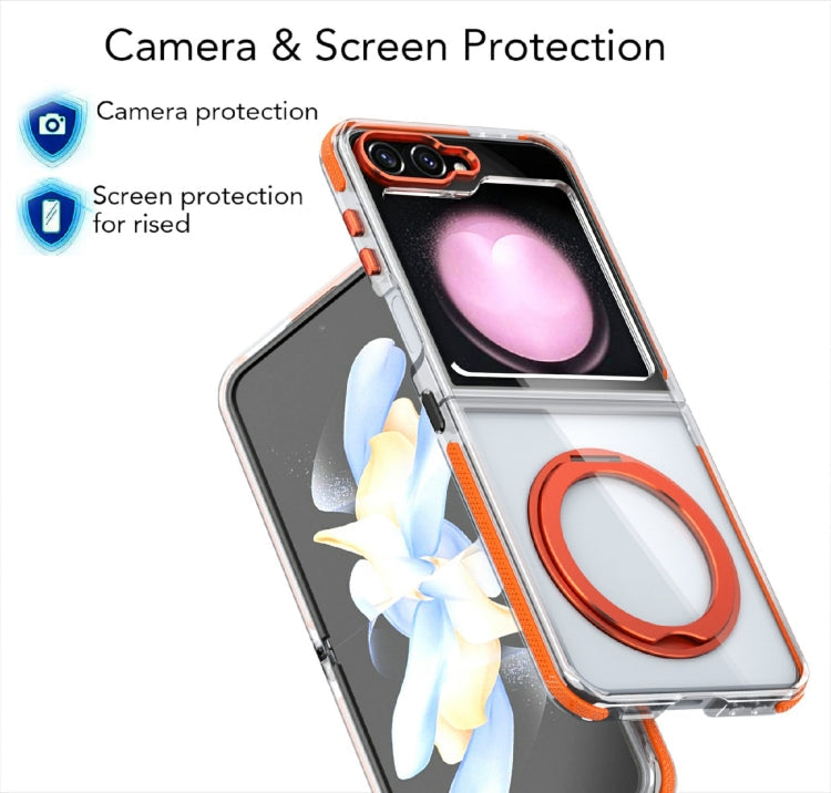 Galaxy Z Flip 5 Dual Acrylic 360 Holder Case