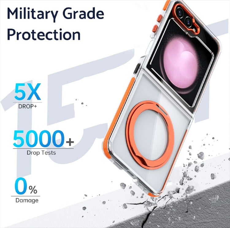 Galaxy Z Flip 5 Dual Acrylic 360 Holder Case