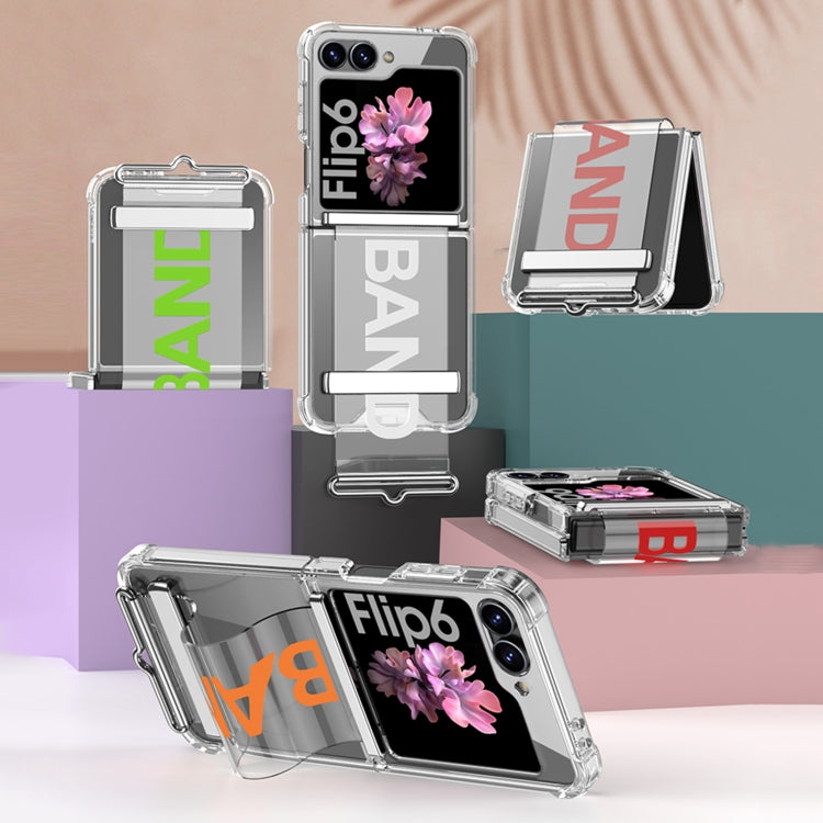 Galaxy Z Flip 7 Clear Airbag Wristband Case