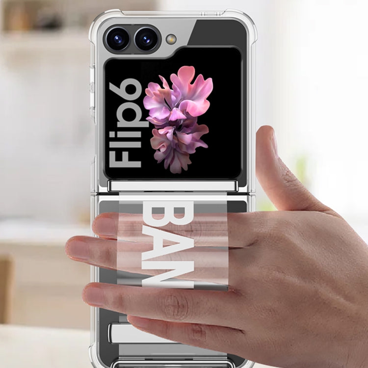 Galaxy Z Flip 5 Clear Airbag Wristband Case