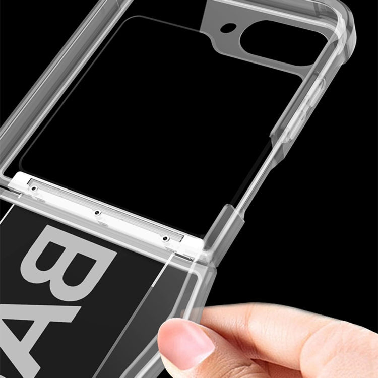 Galaxy Z Flip 6 Clear Airbag Wristband Case