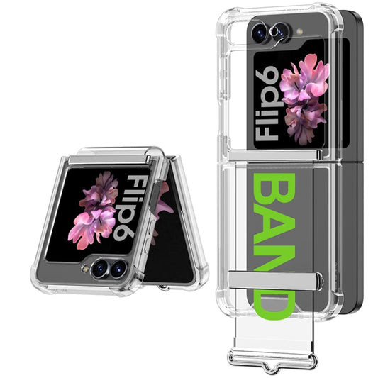 Galaxy Z Flip 6 Clear Airbag Wristband Case