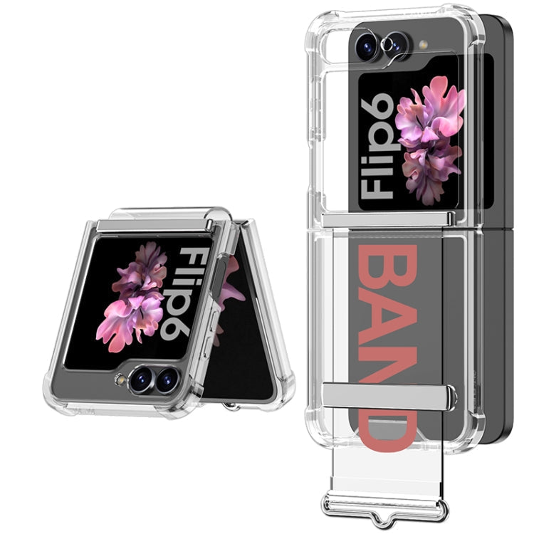 Galaxy Z Flip 5 Clear Airbag Wristband Case