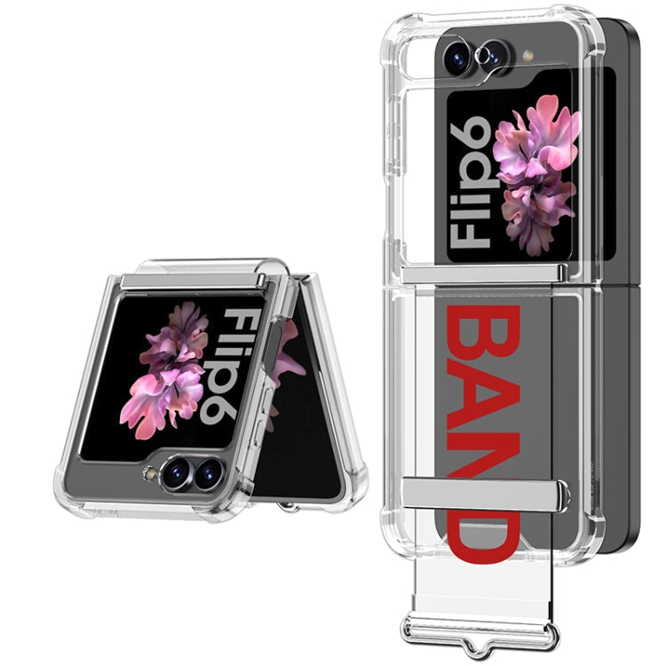 Galaxy Z Flip 5 Clear Airbag Wristband Case