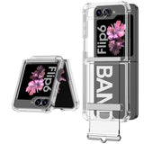 Galaxy Z Flip 6 Clear Airbag Wristband Case