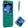 Rhombic Texture Case with Card Slot & Lanyard