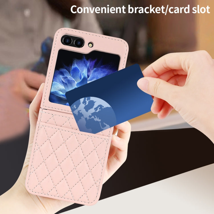 Galaxy Z Flip 5 Rhombic Card Slot Case