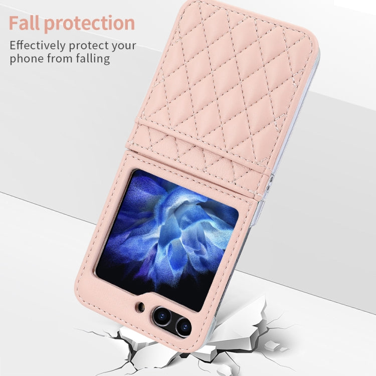 Galaxy Z Flip 7 Rhombic Card Slot Case