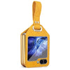 Electroplating Leather Case with Wristband