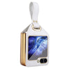Electroplating Leather Case with Wristband
