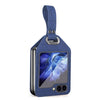 Electroplating Leather Case with Wristband