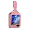 Electroplating Leather Case with Wristband