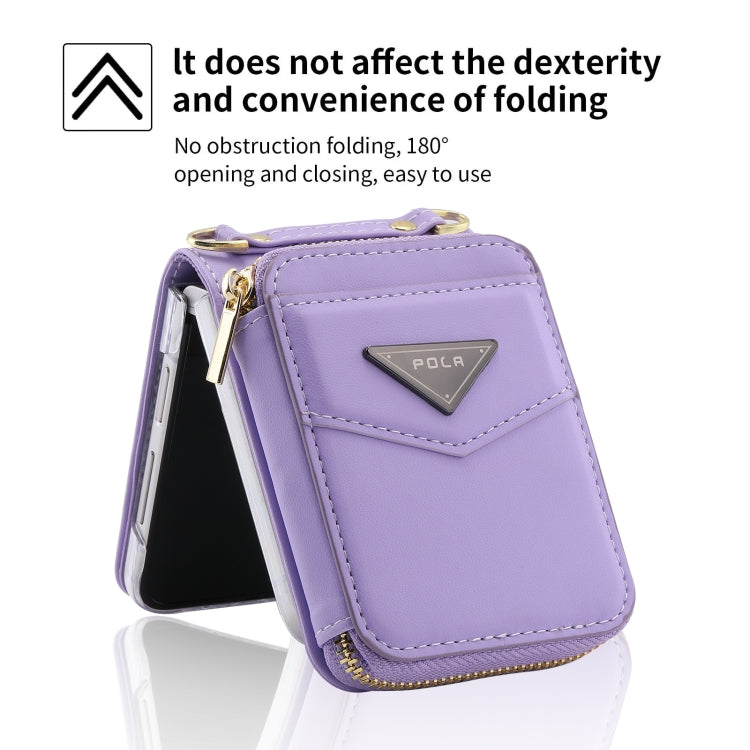 Galaxy Z Flip 7 Premium Zipper Wallet Case