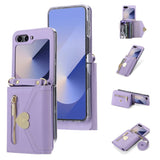 Galaxy Z Flip 6 Love Buckle Zipper Wallet