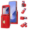Love Buckle Zipper Wallet Case with Multi-Card Slots