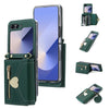 Love Buckle Zipper Wallet Case with Multi-Card Slots
