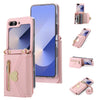 Love Buckle Zipper Wallet Case with Multi-Card Slots