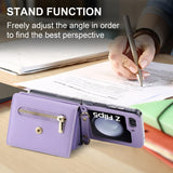 Galaxy Z Flip 5 Love Buckle Zipper Wallet