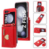 Love Buckle Zipper Wallet Case with Multi-Card Slots