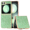 Electroplating Frame Case with Colorful Glitter
