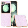 Electroplating Frame Case with Colorful Glitter