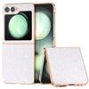 Electroplating Frame Case with Colorful Glitter