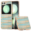 Electroplated Frame Case with Color Lattice Texture
