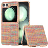 Electroplated Frame Case with Color Lattice Texture