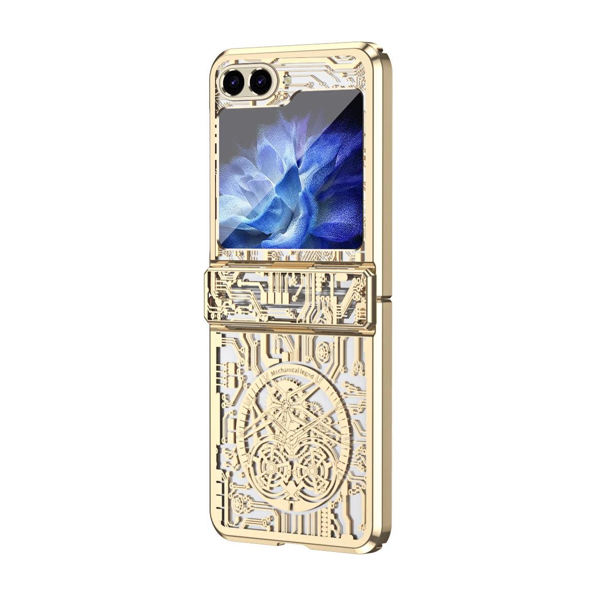 Galaxy Z Flip 6 Transparent Shockproof Armor Case