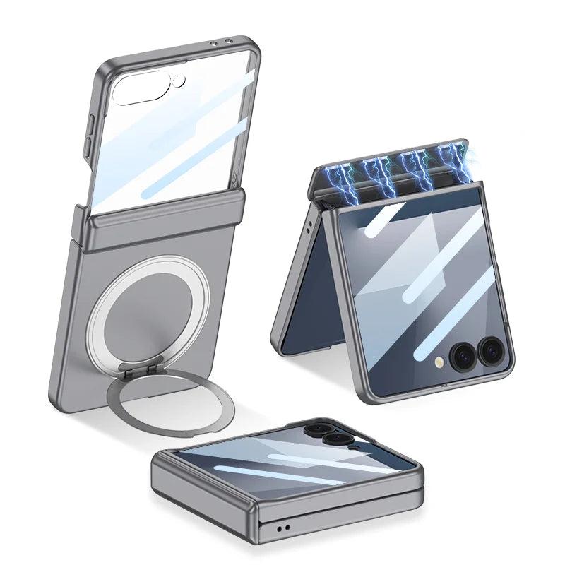 Galaxy Z Flip 8 Rotating Ring Grip Case