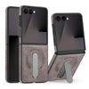 Leather Kickstand Shield Case