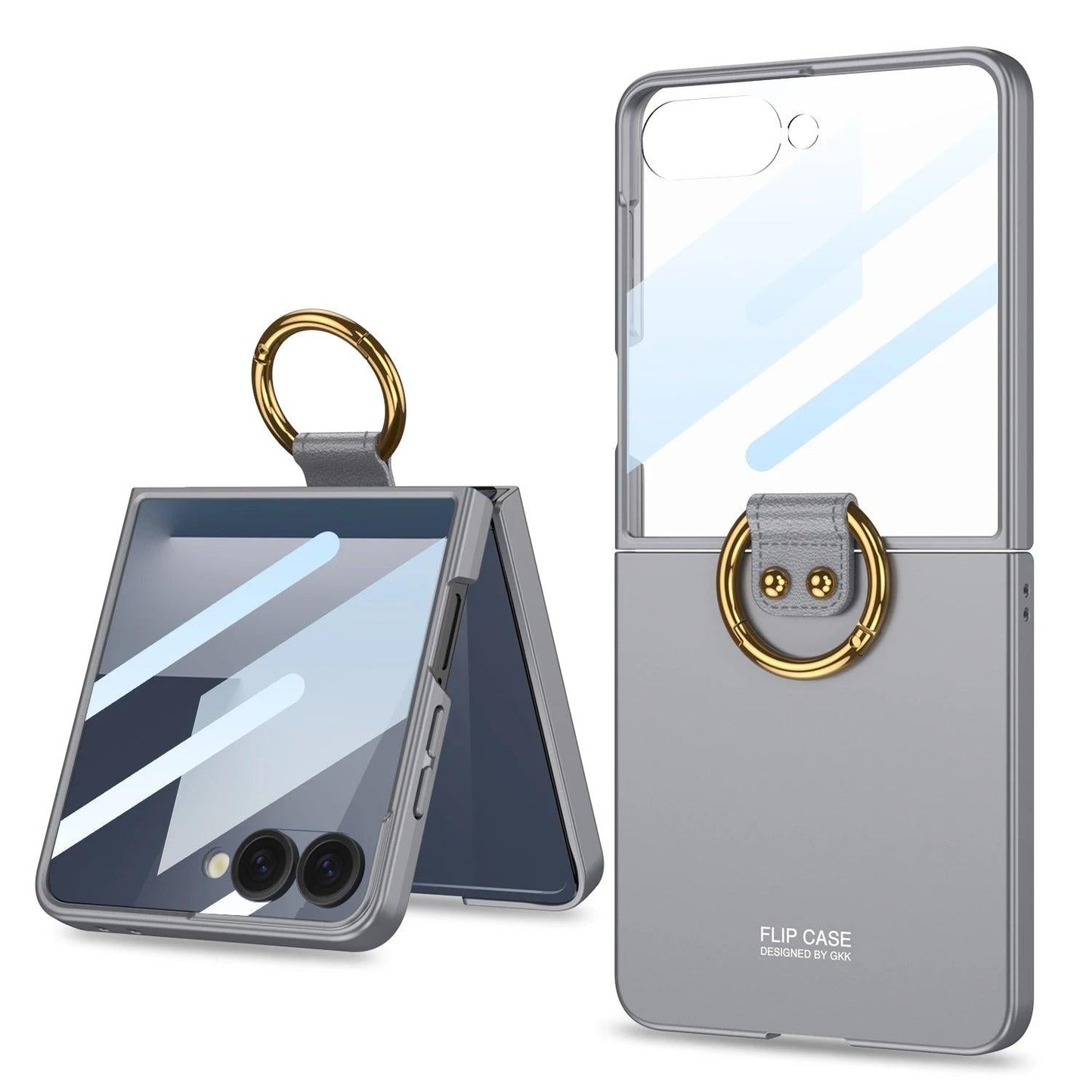 Galaxy Z Flip 7 Slim Ring Holder Case