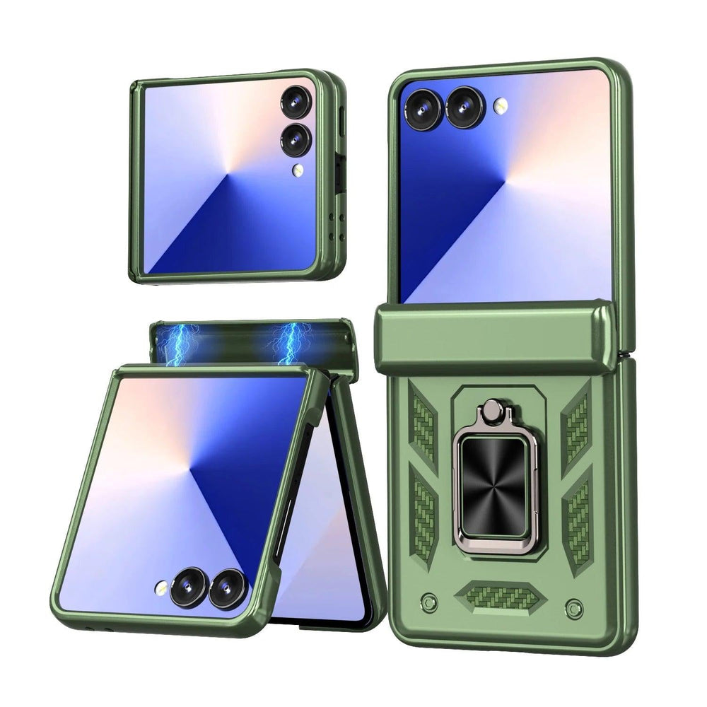 Galaxy Z Flip 8 Shockproof Armor Ring Case